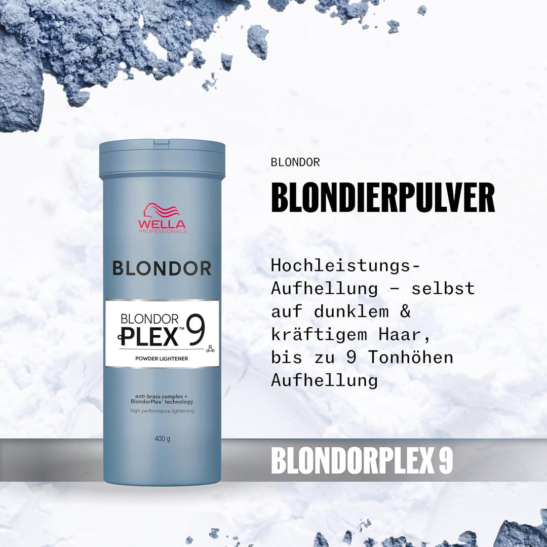Wella Professionals BlondorPlex – Professionelles, staubfreies Blondierungspulver mit Bond-Builder-T