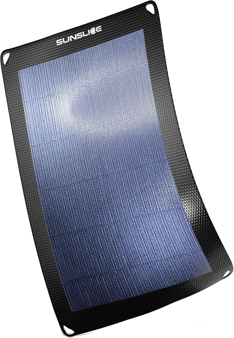 Sunslice Solar Charger wasserdicht, faltbares Solarmodul, Solaranlage Camping, Solar Charger Outdoor