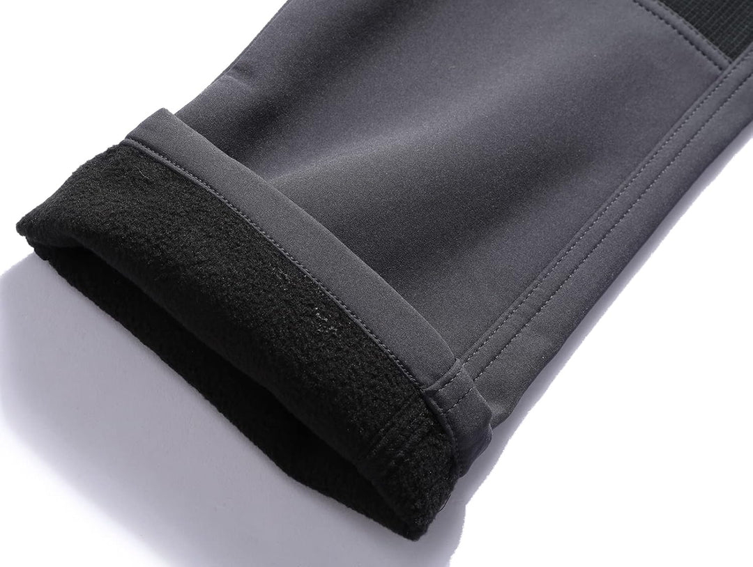 BenBoy Herren Wanderhose Wasserdicht Softshellhose Outdoorhose Winddicht Warm Gefüttert Skihose Snow