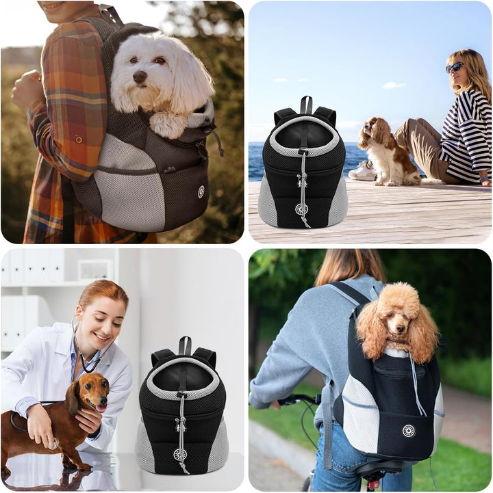 LUKDUNG Pet Hunderucksack Katzerucksack, Haustier Rucksack Tragbare Hundetragetasche Reisen, für kle