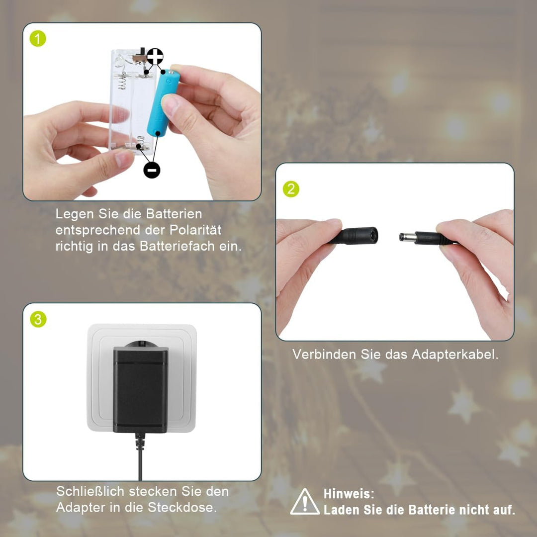 Lenink 3V Netzteil Batterieadapter Batterieersatz für 2 Stück AA Batterien, z.B kompatibel mit Bosch