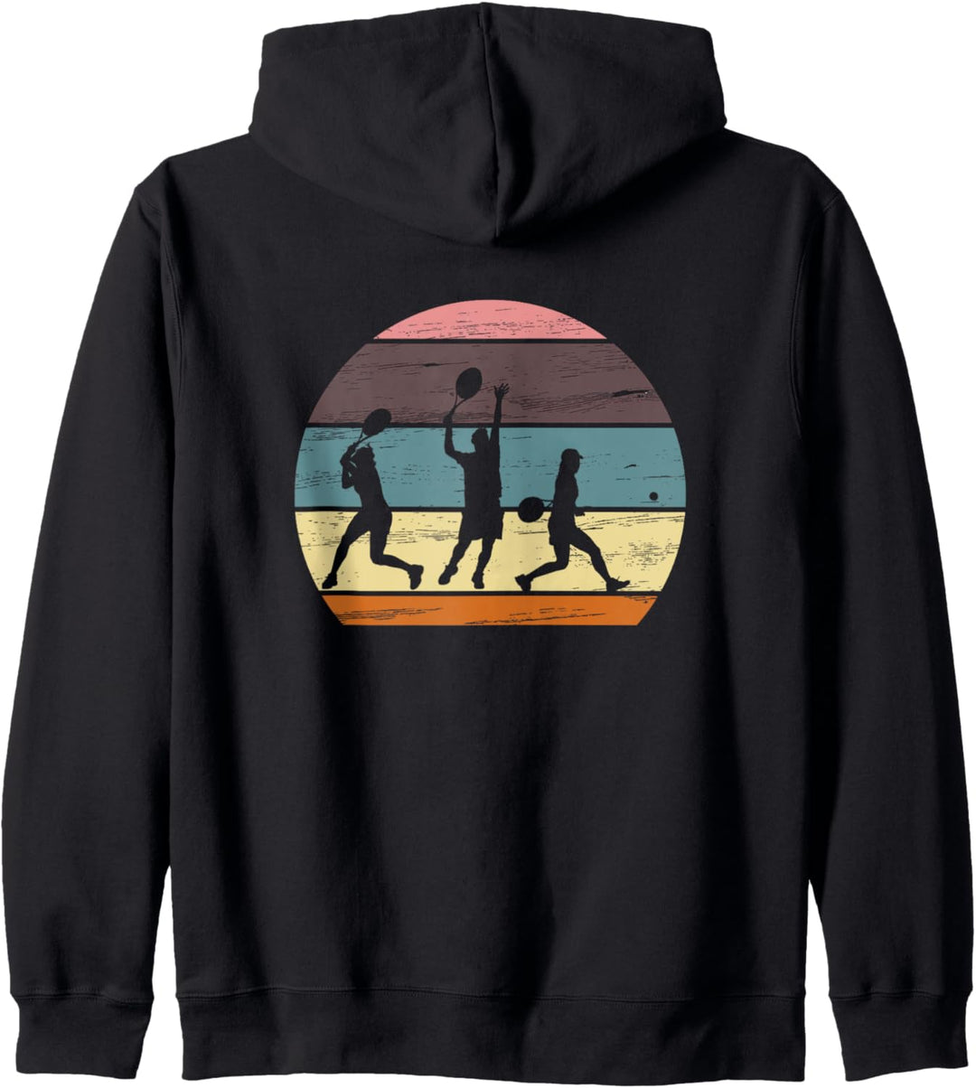 Tennis Tennisspieler Jahrgang Retro Kapuzenjacke