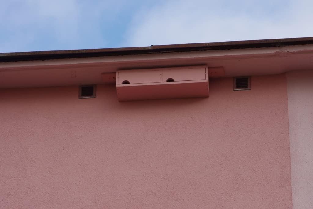 Nistkasten - Doppelter Einbau-Mauerseglerkasten MKW - Stabiler nisthaus für Wildvögel und Gartenvöge