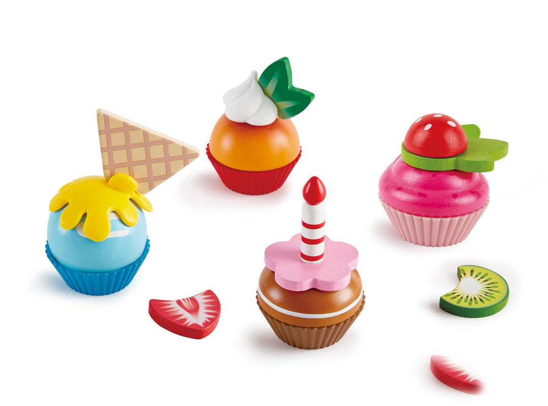 Hape E3157 - Cupcakes, Küchenspielzeug, Bunt