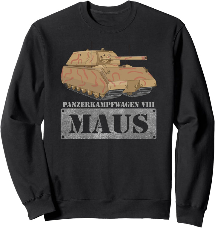 Panzer VIII Maus Deutsche WW2 Panzer des Zweiten Weltkriegs Sweatshirt