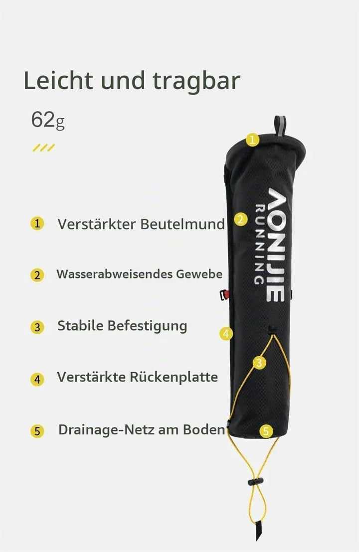 Leichte Externe Wandern Stange Lagerung Tasche Fischknochen Tasche Öffnung Anziehen Buggy Tasche aon