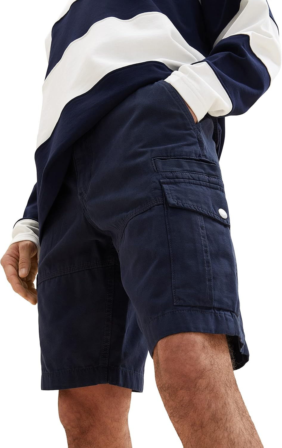 TOM TAILOR Herren Relaxed Fit Cargo Shorts 31 10668 - Sky Captain Blue, 31 10668 - Sky Captain Blue
