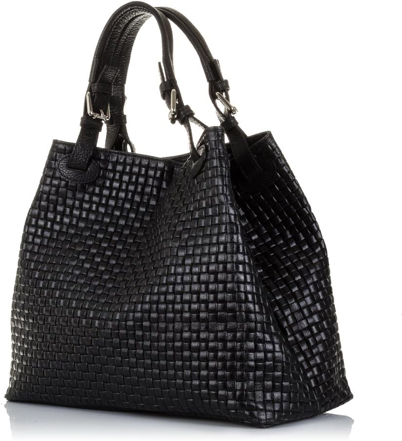 FIRENZE ARTEGIANI. Emanuela Damen-Tasche, echtes Leder, mit Schlangengravur, für Damen, hergestellt