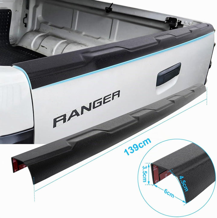 JHCHAN Ladekantenschutz Heckklappen Abdeckung für Ford Ranger 2012-2022 Wildtrak Raptor Limited XL X
