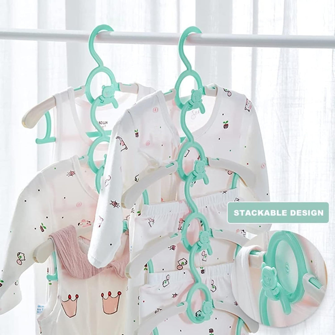 HGYZE Baby Kleiderbügel Kinder Antirutsch, 29-37cm Ausziehbare Kinderkleiderbügel mit Hosenständer,