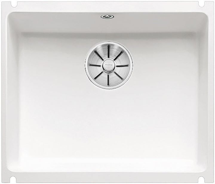 BLANCO SUBLINE 500-U | Keramik kristallweiss glänzend | Einbauart: Unterbau | für 60 cm breite Unter