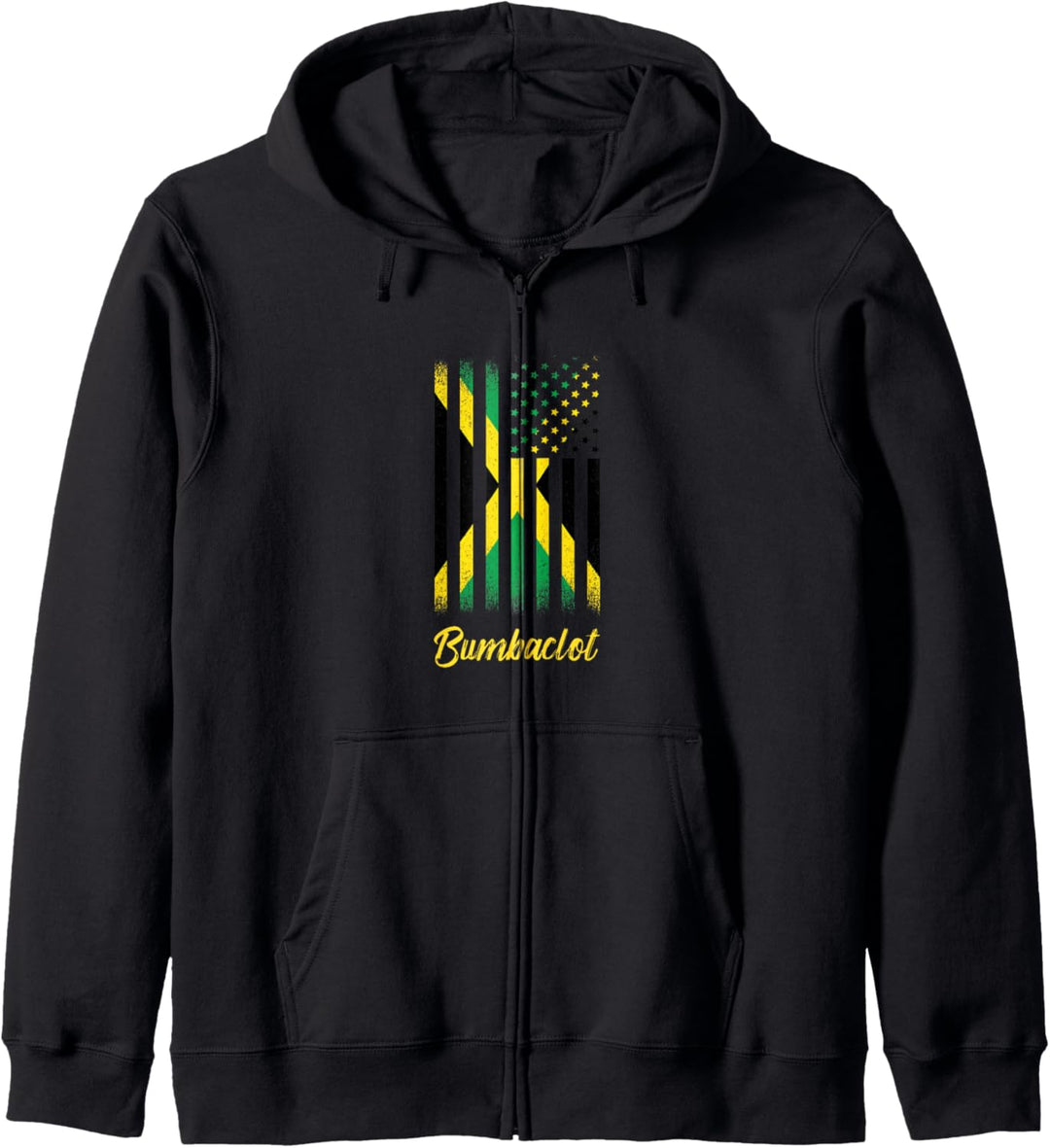Bumbaclot Jamaican Flag USA Jamaica Caribbean Kapuzenjacke