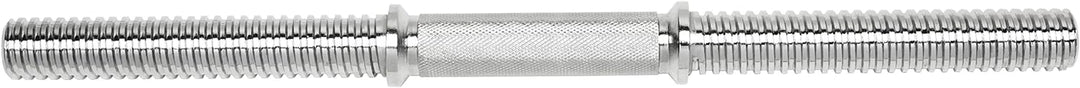 Bad Company Chrom Kurzhantelstange mit Gewinde-Auflageflächen inkl. Sternverschlüssen 30/31 mm I Kur