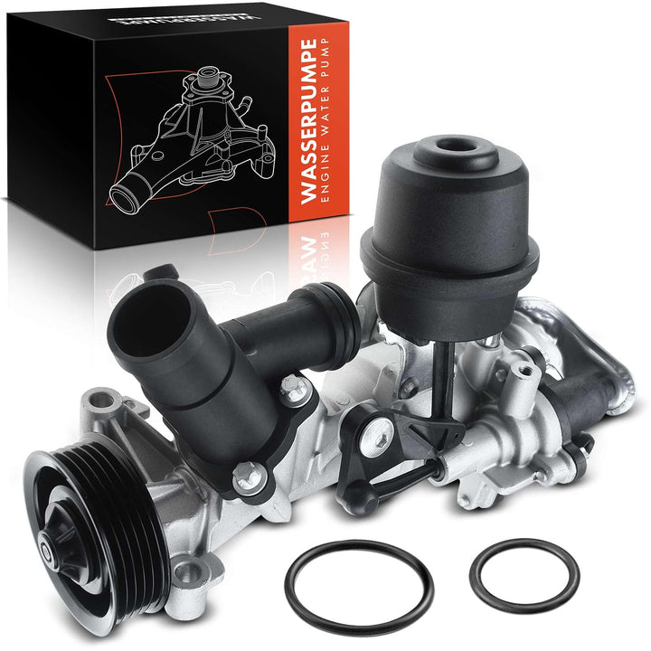 Frankberg Wasserpumpe Kompatibel mit A-Klasse W176 1.6L-2.0L 2012-2018 B-Klasse W246 1.6L-2.0L 2011-
