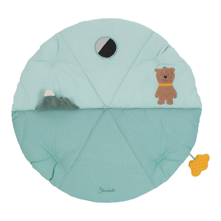 Sterntaler 9122072 Spielbogen Bär Ben, Rund, Alter: 0-18 Monate, 90 x 90 cm Ben