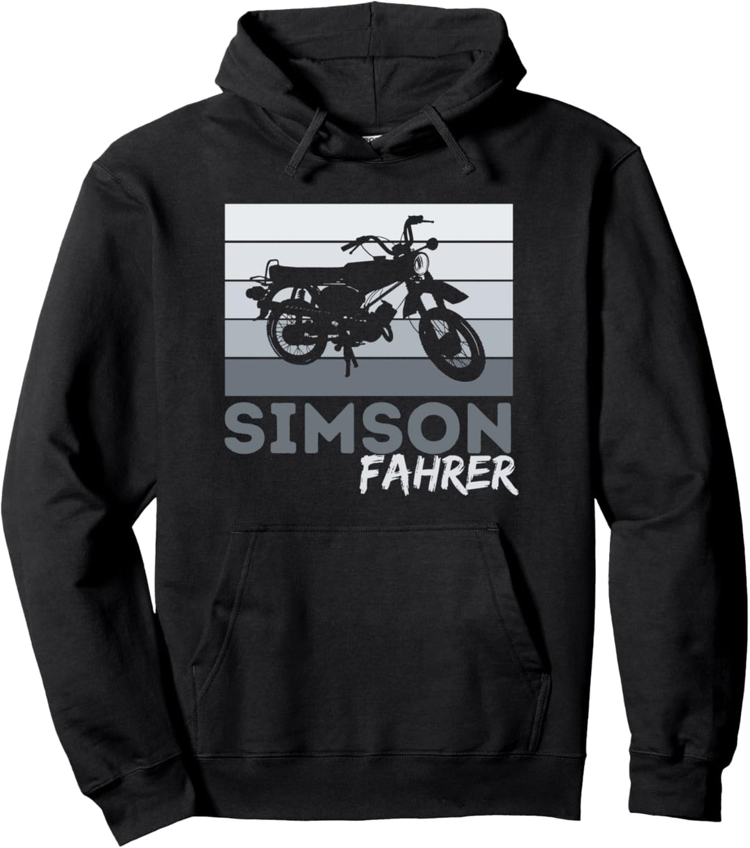 Simson Fahrer DDR Moped Zweitakt S51 Vintage Pullover Hoodie