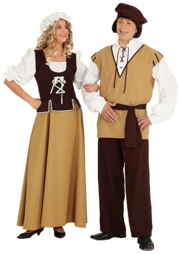 Damen Kostüm Mittelalter Magd Kleid zu Karneval Fasching Gr.38