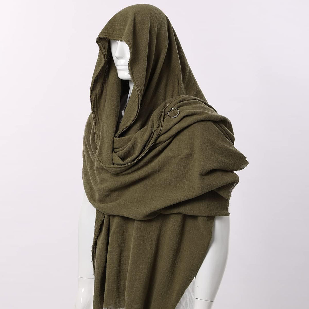 GRACEART Mittelalter Halstuch Tuch Kopftuch Renaissance Pirat Leintuch 230X130 cm Armeegrün, Armeegr