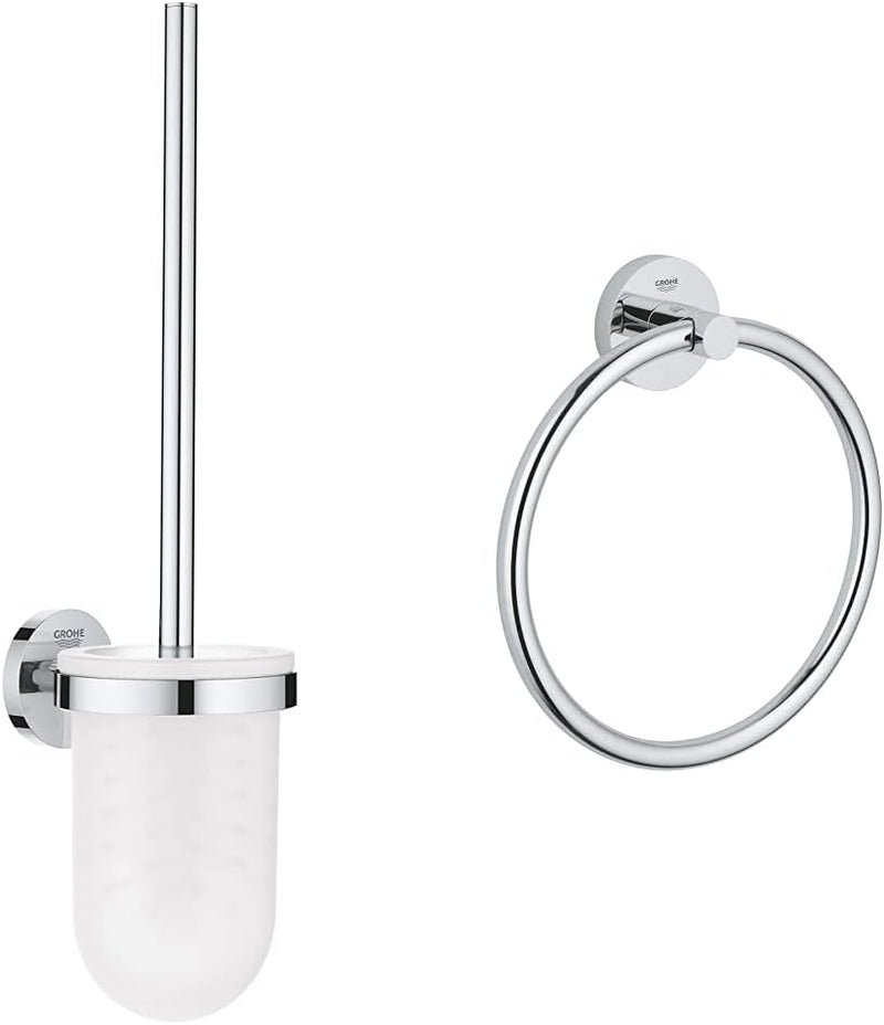 GROHE Essentials | Badaccessoires - Toilettenbürstengarnitur | 40374001 & Essentials | Badaccessoire