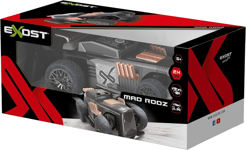 Exost RC 20286 Mad Rodz by Silverlit, ferngesteuertes Auto, 2,4 Ghz, wiederaufladbarer Akku, Spielze