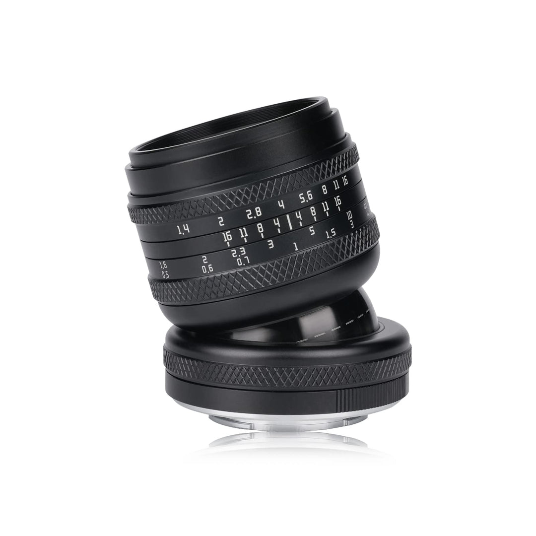 AstrHori 50mm F1.4 Objektiv mit grosser Blende Full Frame Handbuch 2-in-1-Neigungsobjektiv Miniatur-