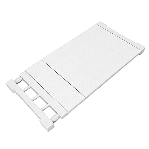 Erweiterbar Kleiderschrank Einlegeböden, 24cm Breite Verstellbares Ausziehbarer Schrankregal, Nagelf