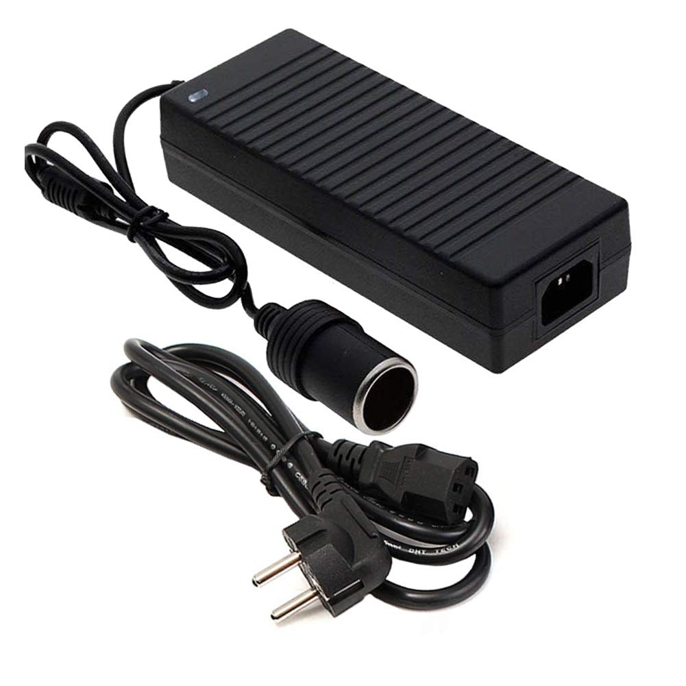 O49CS KFZ Spannungswandler Netzadapter Ladegerät 230V AC auf 12V/15A DC (max.180W) Zigarettenanzünde