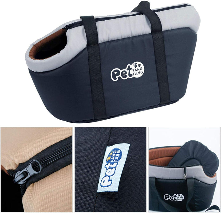 Hundetasche, Atmungsaktive Hundetragetasche mit Abnehmbarem Kissen, Haustier Tragetasche für Einkauf