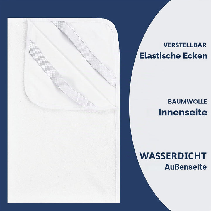 Lovely Hippo Matratzenschoner wasserdichte 50x90 / 50x83 - Wasserdichter Matratzenschoner Beistellbe