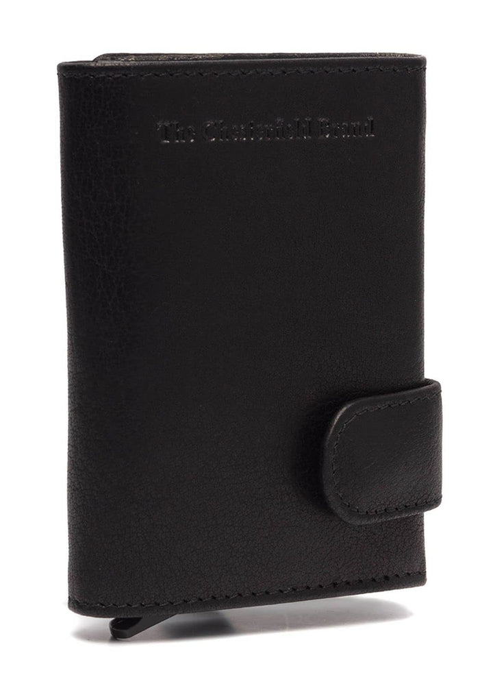 The Chesterfield Brand Portland - Kreditkartenetui 6cc 10 cm RFID Black Schwarz, Schwarz