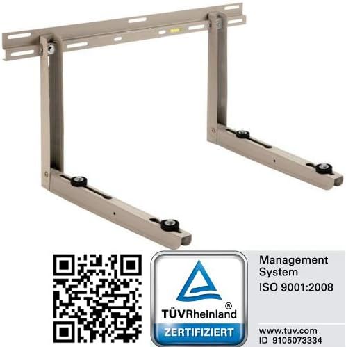 Wandkonsole Ausleger 550mm Breite 800mm Klimageräte Wärmepumpen bis 140 Kg inkl. Zubehör