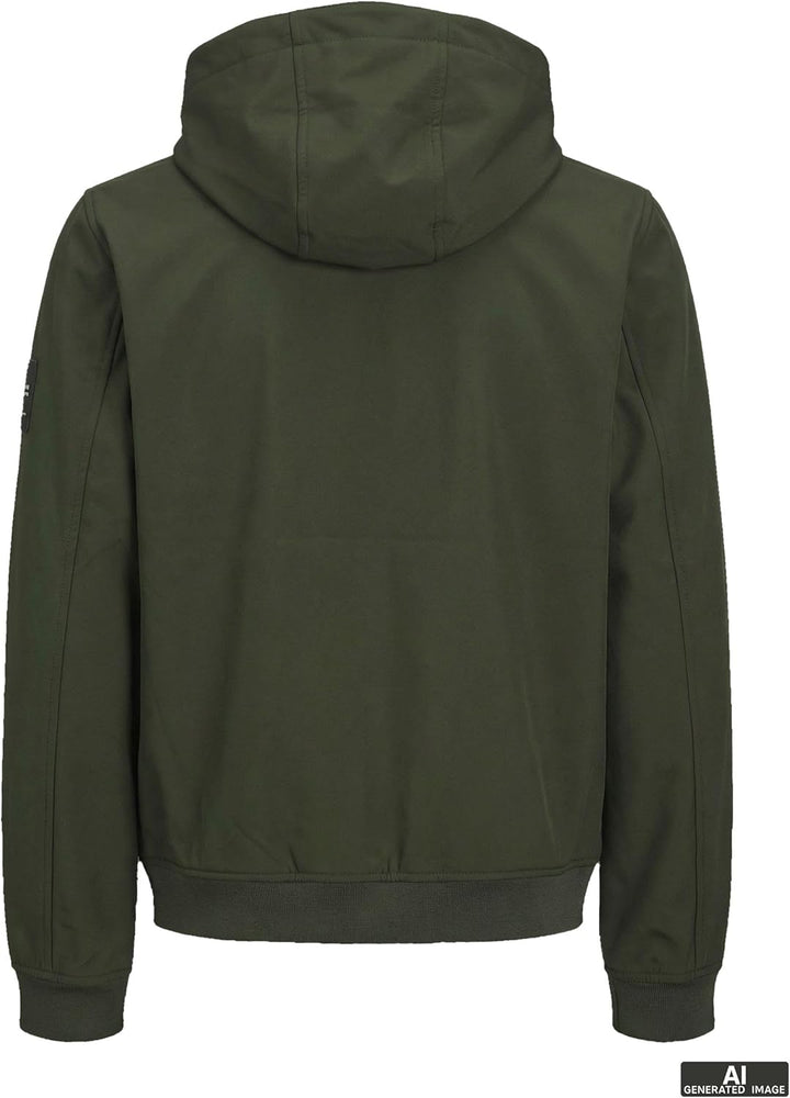 JACK & JONES Male Softshell Jacke Softshell Jacke XS Rosin, XS Rosin