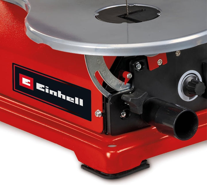 Einhell Dekupiersäge TC-SS 406 E (120 W, 50 mm Schnitthöhe, 47° neigbarer Tisch, variable Drehzahl,