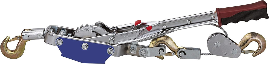 Kerbl 37117 Seilzug mit Ratsche 4 Tonnen Seil Ø 6 mm/3 m Tragfähigkeit : 4000 kg ohne Slackline Hard