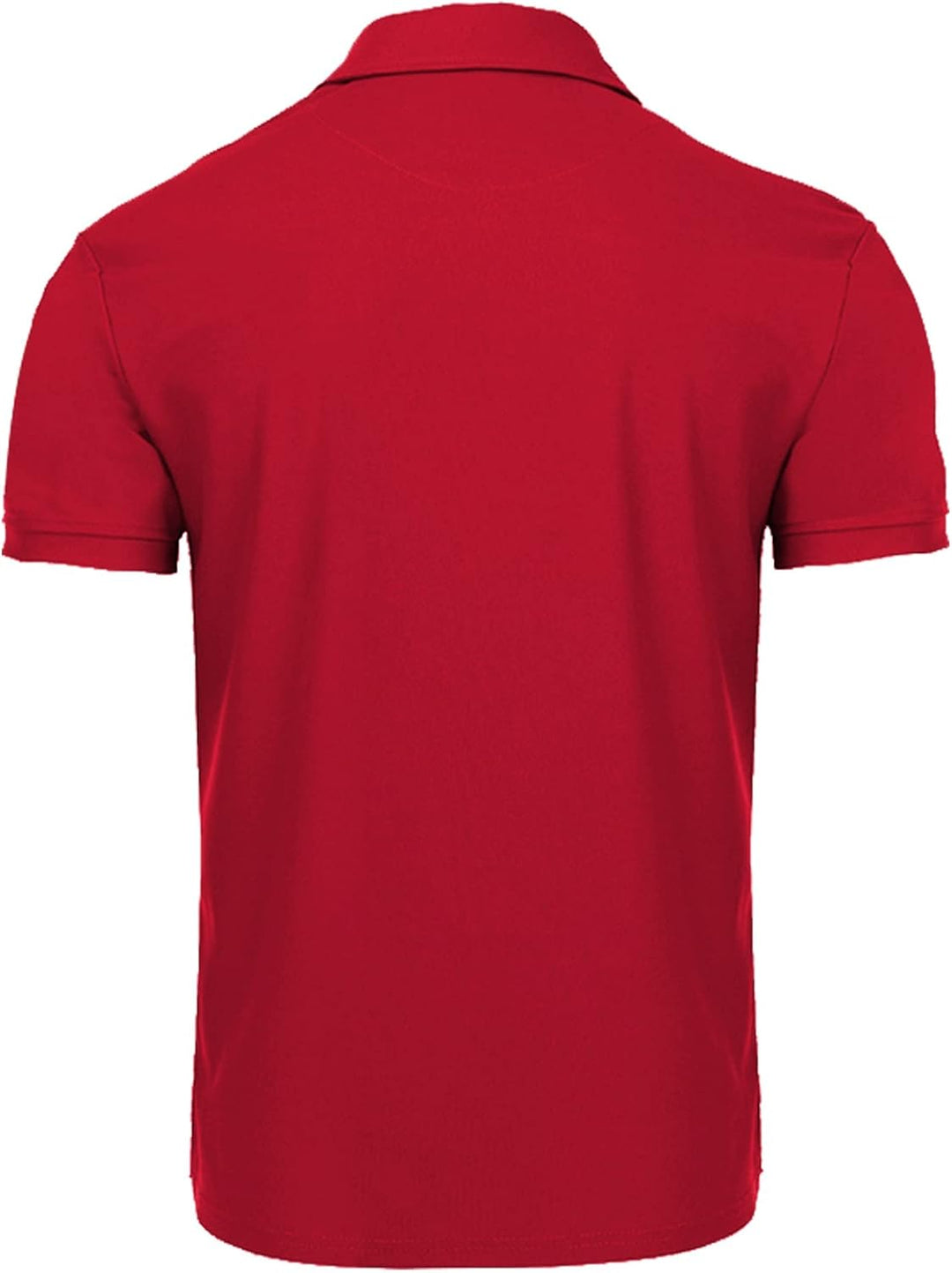 geeksport Poloshirt Herren Golf Kurzarm Freizeit Sport Polo Tennis Tshirts mit Brillenhalter Knopfle