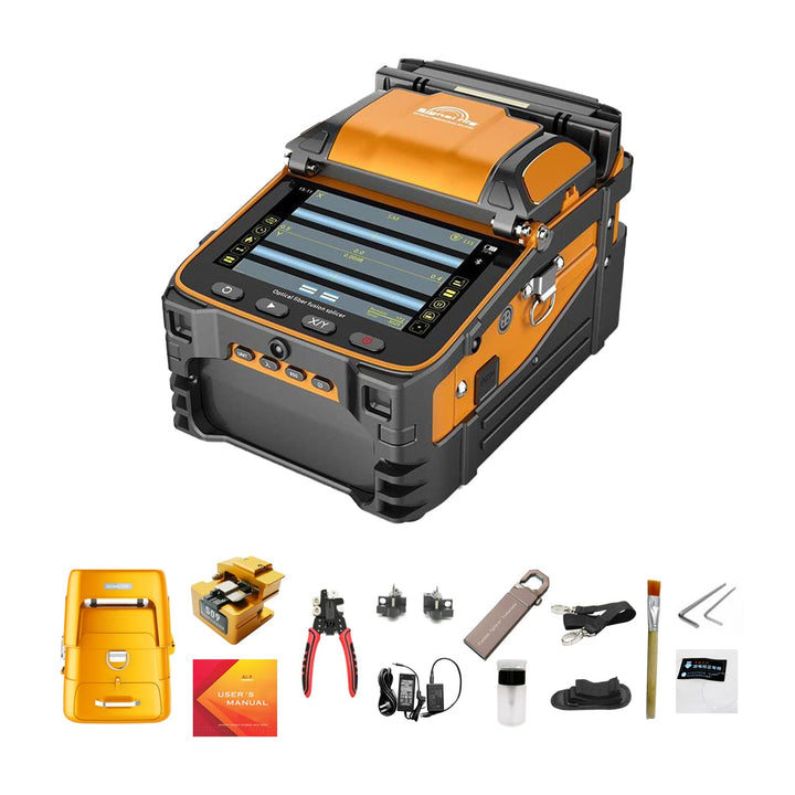 Glasfaser Spleissgerät AI-9 Kernausrichtung Autofokus 5 Sek. Spleissen 15 Sek. Heizung, LWL Spleissg
