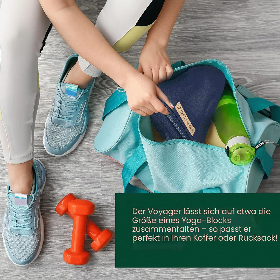 Jade Yoga Voyager Yogamatte, 1,6 mm dunkelblau, dunkelblau