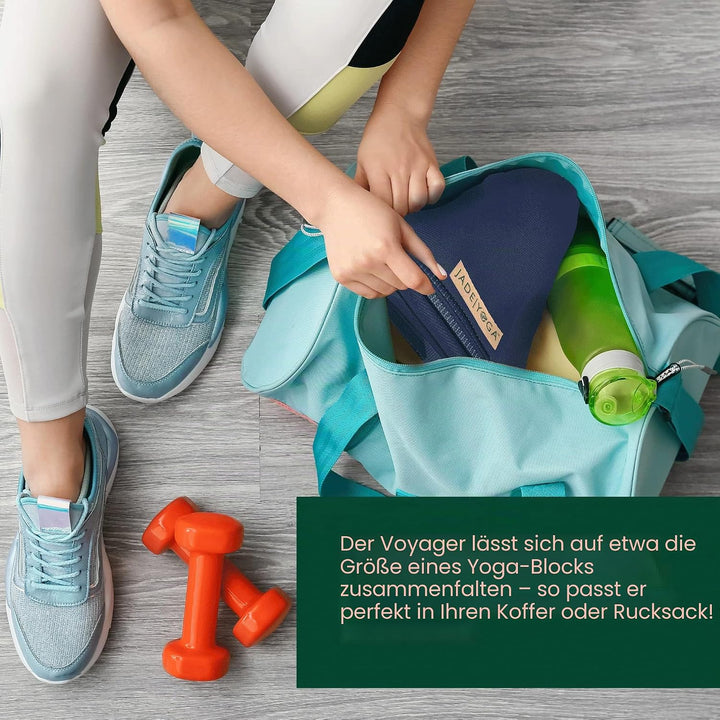 Jade Yoga Voyager Yogamatte, 1,6 mm dunkelblau, dunkelblau