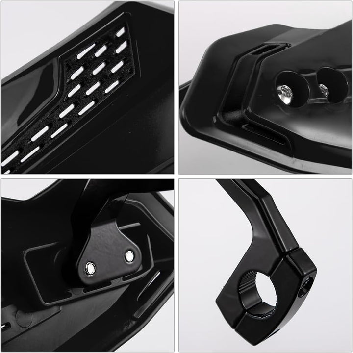Handprotektoren Motorrad Universal Motorrad Handschutz Passend für 22 mm 25 mm und 28 mm Lenker Grif
