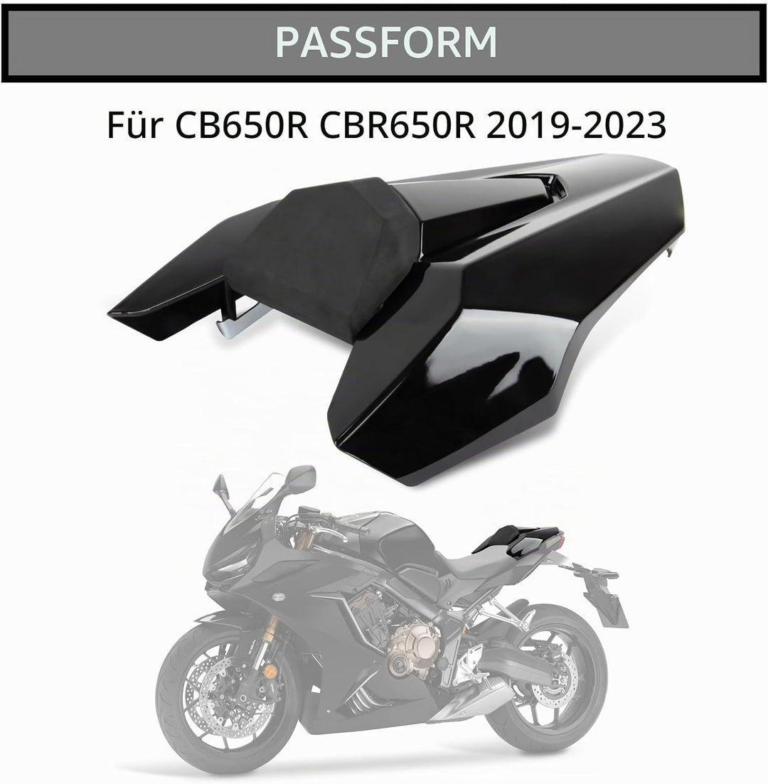 Soziusabdeckung Rücksitzbezug für CB650R CBR650R 2021 2022 2023 PSLER Sitzkappe Heckverkleidung Moto