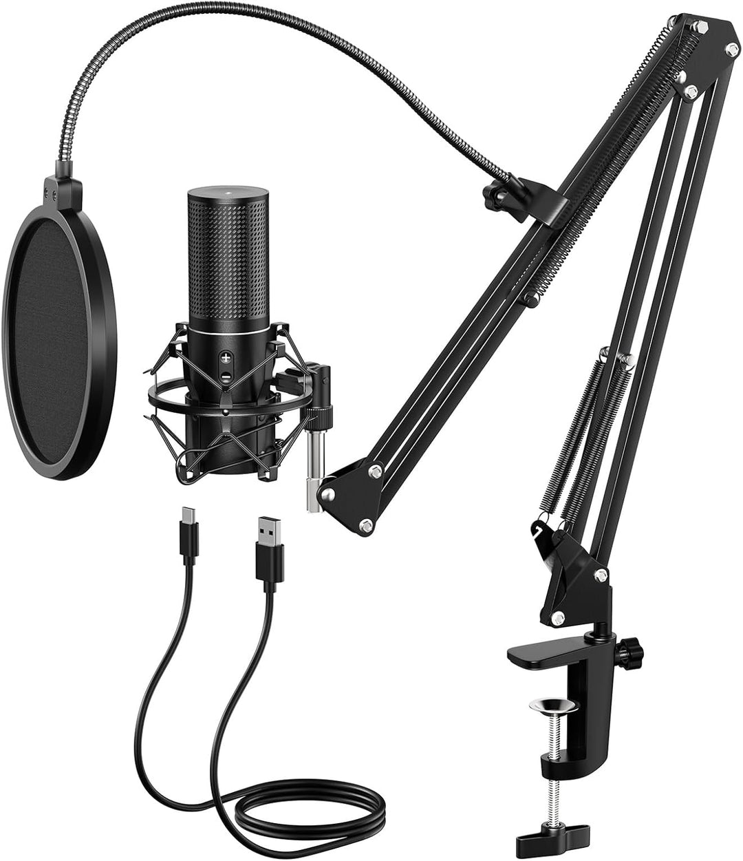 TONOR Q9 USB Mikrofon Kondensator Microphone Kit, Q9