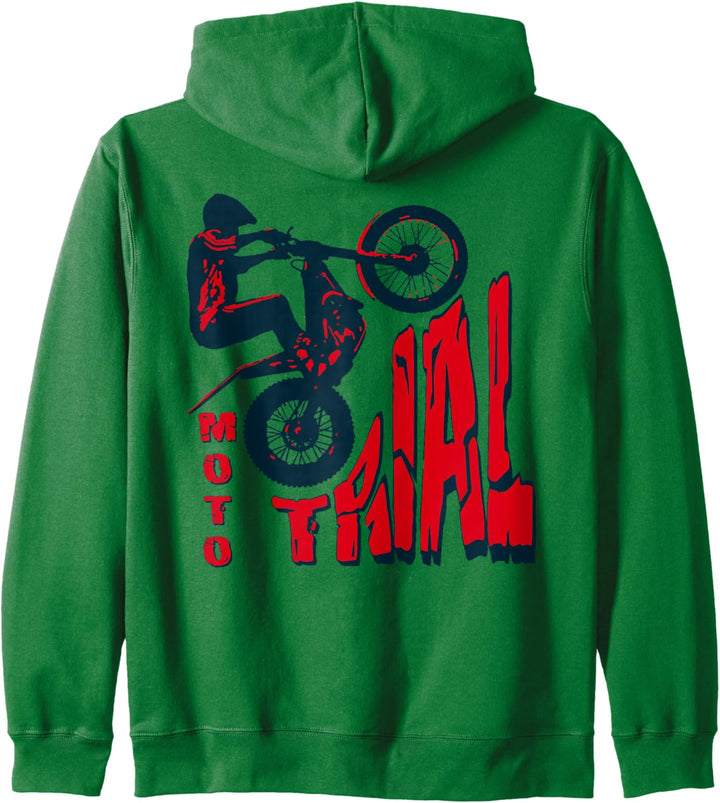 Motorrad Motocross Fahrer Hindernis Moto Trial Kapuzenjacke