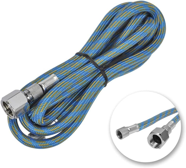 Mangloder Airbrush-Set mit Glasbehälter 0,2 0,3 0,5 mm Düsen, inkl Luftschlauch 1,8 m, Spritzgerät f