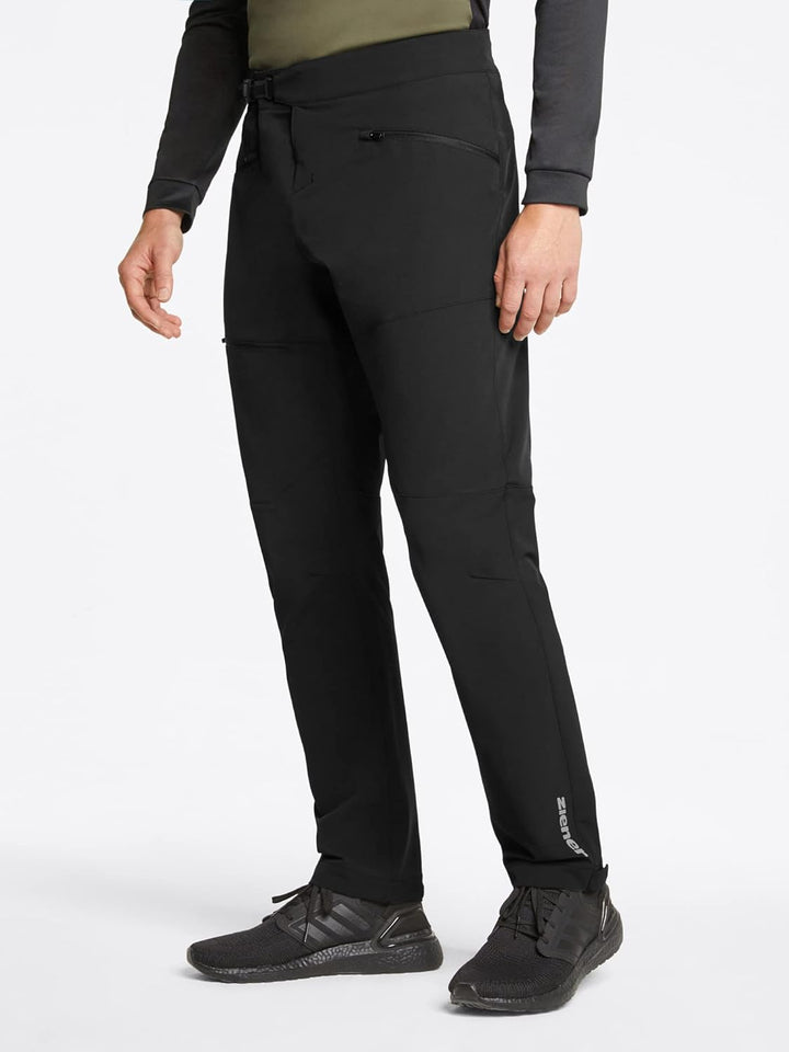 Ziener Herren Outdoor-Hose/Rad/Trekking - atmungsaktiv,elastisch,PFC frei Nordian 52 Schwarz, 52 Sch
