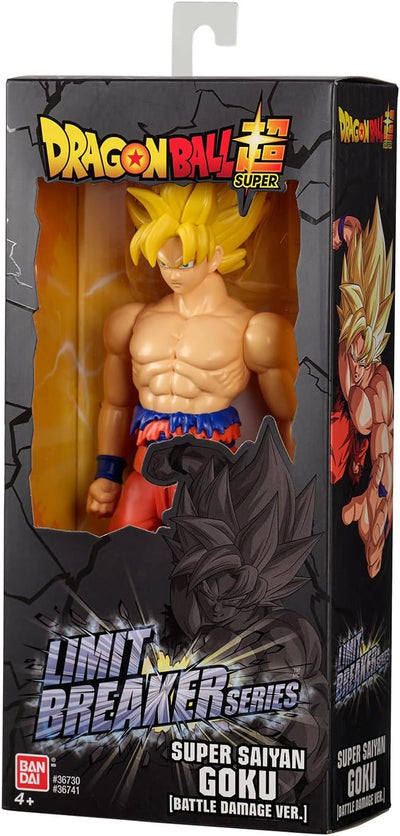 BANDAI Dragon Ball – Riesenfigur Limit Breaker – Super Saiyan Goku (Battle Damaged Ver.) – 36741 Gok