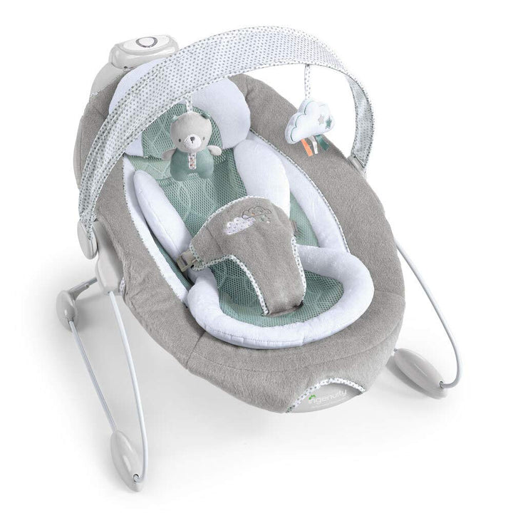 Ingenuity Pemberton, automatische Babywippe mit zwei Stufen, Sicherheitsgurt, luftdurchlässigem Mate