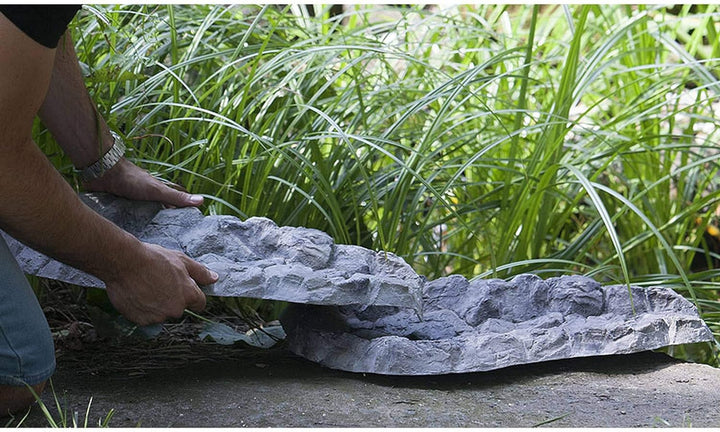 Heissner Bachlaufschale felsgrau, 87x68x8 cm, m. Pumpenanschluss