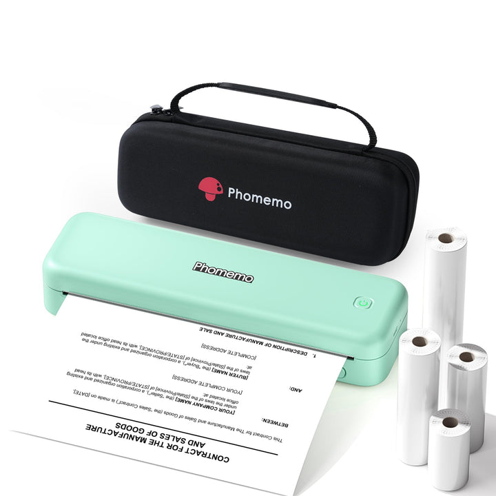 Phomemo M834 Thermodrucker A4, Mobiler Drucker A4 für Unterwegs, Büro, Schule, Zuhause, Kompatibel m