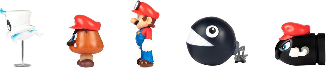 Super Mario Mario Odyssey 5er Pack, 6 cm