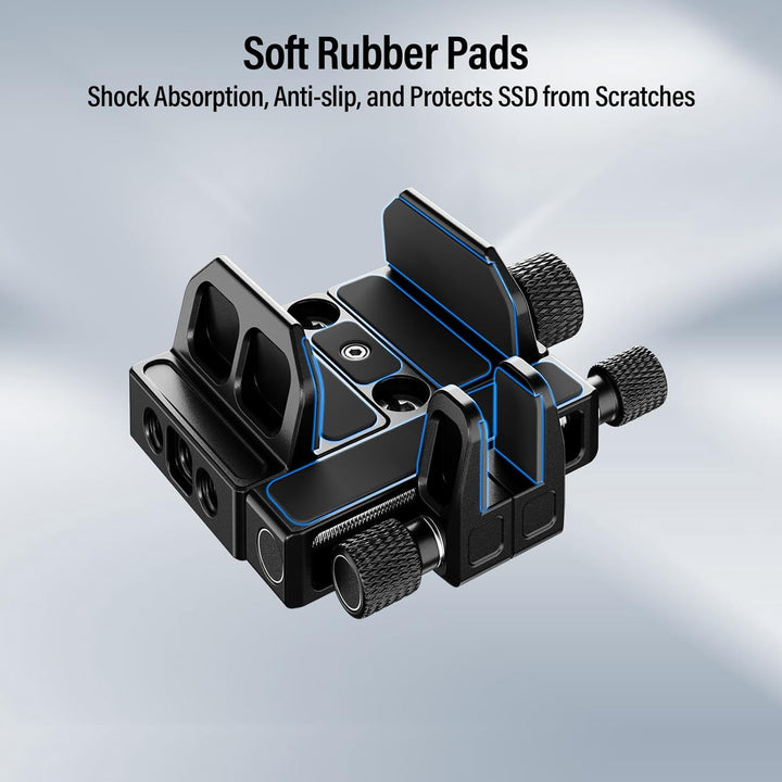 SIRUI Montagehalterung SSD Mount Bracket, Universeller SSD-Halter mit Kaltverschluss und USB-C-Kabel